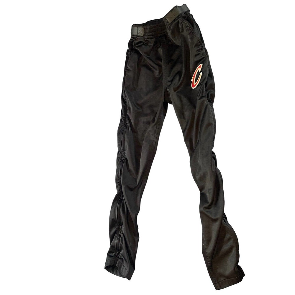 Zipway NBA Men's Cleveland Cavaliers Pixel Tricot Tear Away Pants Black Full Zip